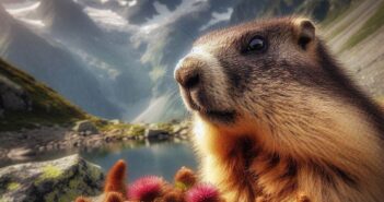 Alp marmotu (Marmota marmota)