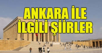 Ankara ile ilgili şiirler