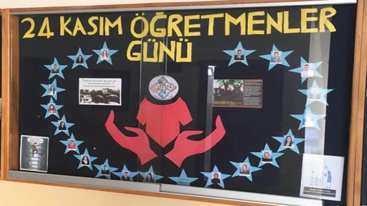 24 Kasım Öğretmenler Günü Pano Çalışmaları