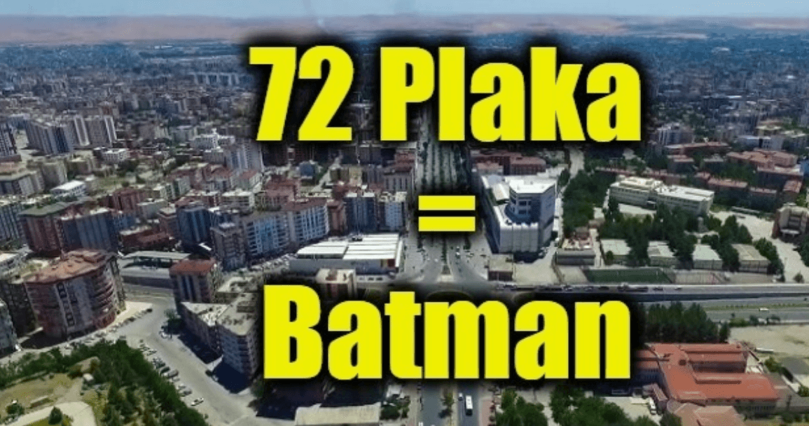 72 Plaka Nerenin Plakasıdır