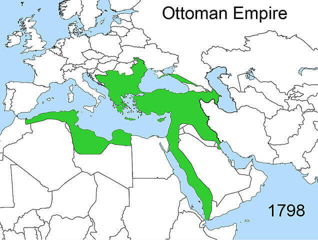 18. Yüzyıl Sonlarında Osmanlı İmparatorluğu’nun Sınırları