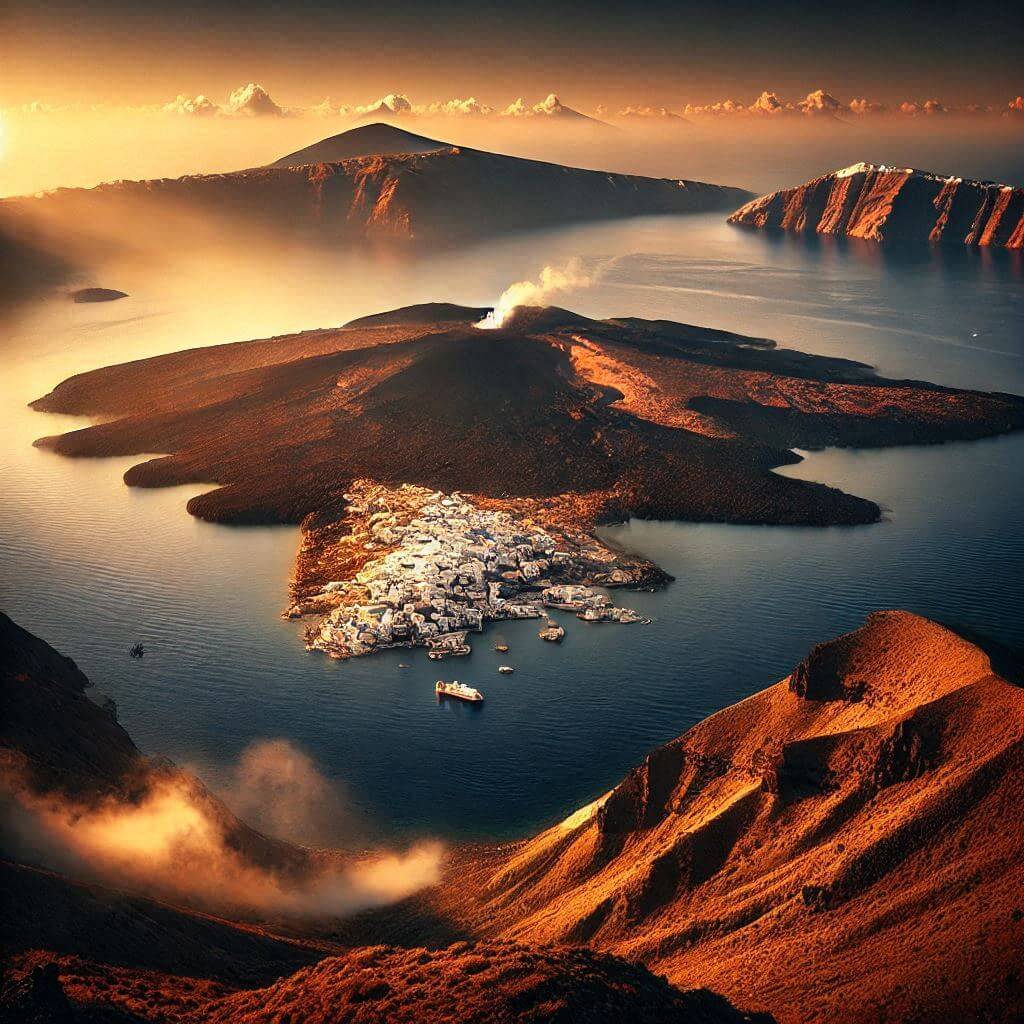 Santorini Yanardağı