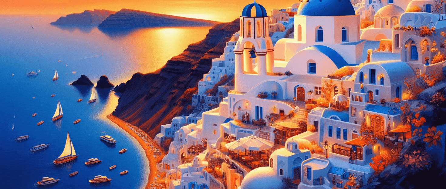 Santorini Adası