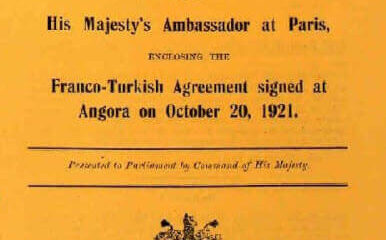 1921 Ankara Antlaşması Ne Zaman, Kiminle Yapıldı? Önemi ve Sonuçları Nelerdir?